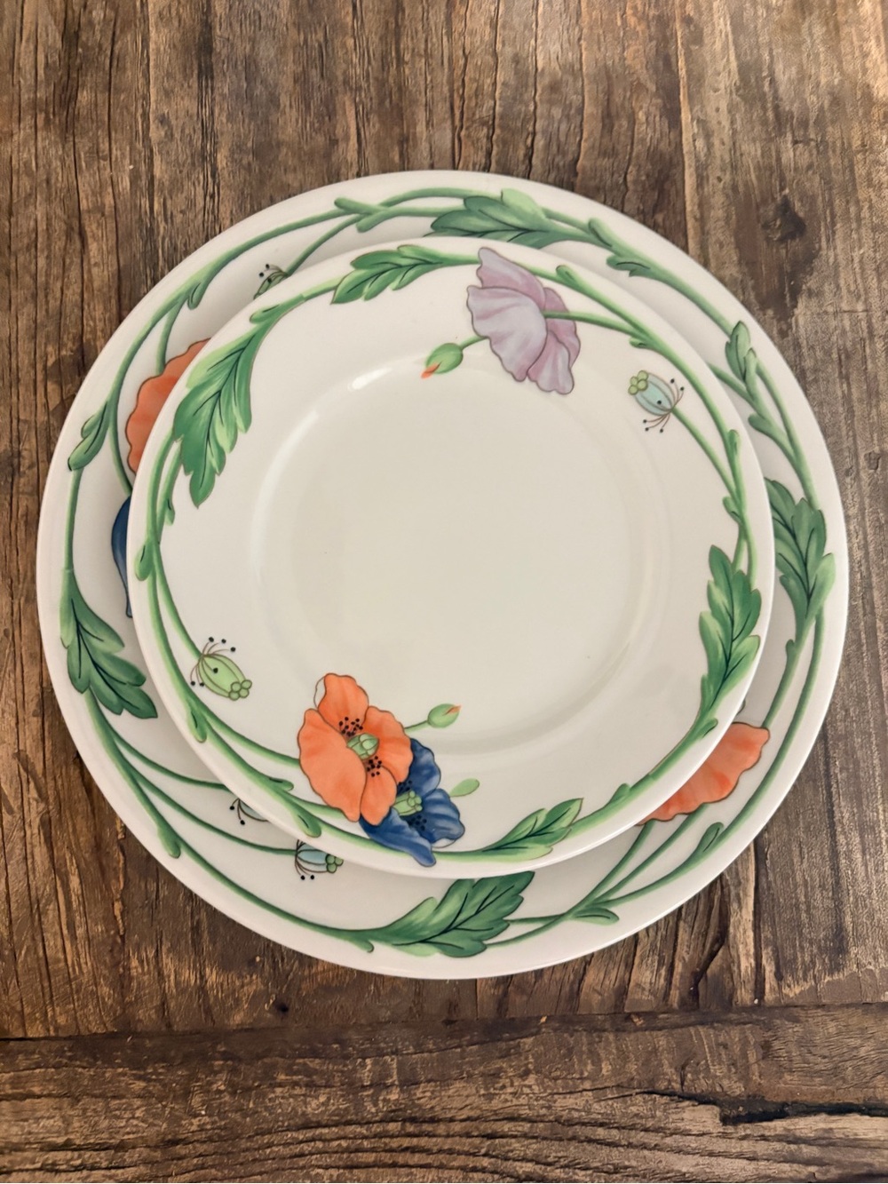 Villeroy & Boch Replacement  Amapola Ceramic lunch Plate & dessert/ salad plate